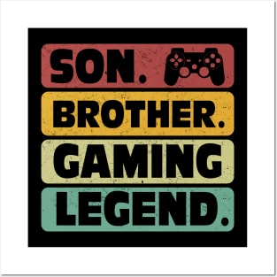 Christmas Gift For Gaming Teenage Boys & Kids Gamer Brother Posters and Art